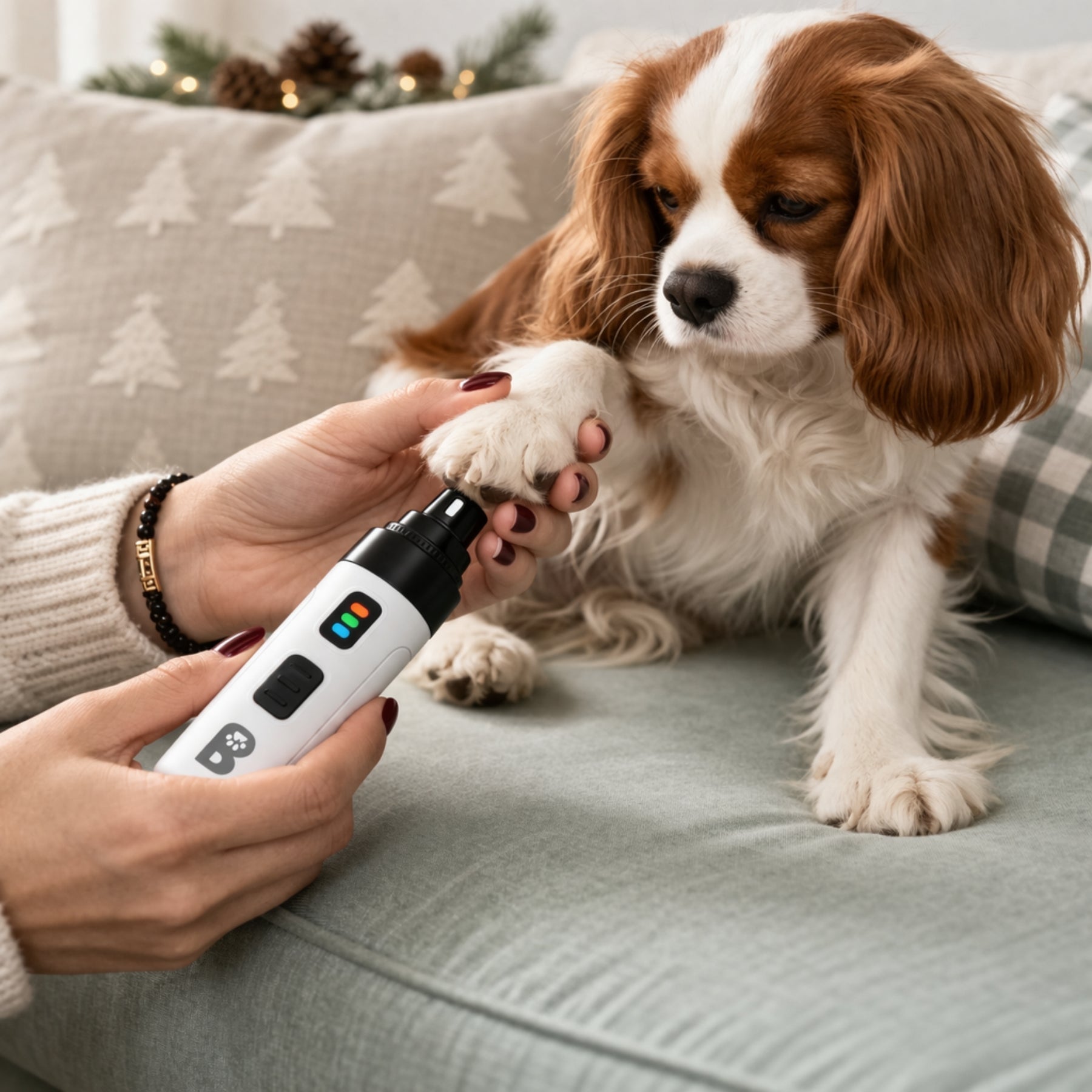 Quiet USB Rechargeable Pet Nail Grinder for Dogs & Cats