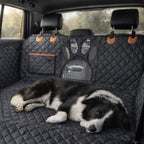 Quilted Dog Car Seat Cover Hammock for Back Seat