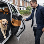 Quilted Dog Car Seat Cover Hammock for Back Seat