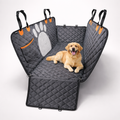 Quilted Dog Car Seat Cover Hammock for Back Seat
