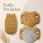 Dog Winter Coat Fleece Lined Dog Jacket