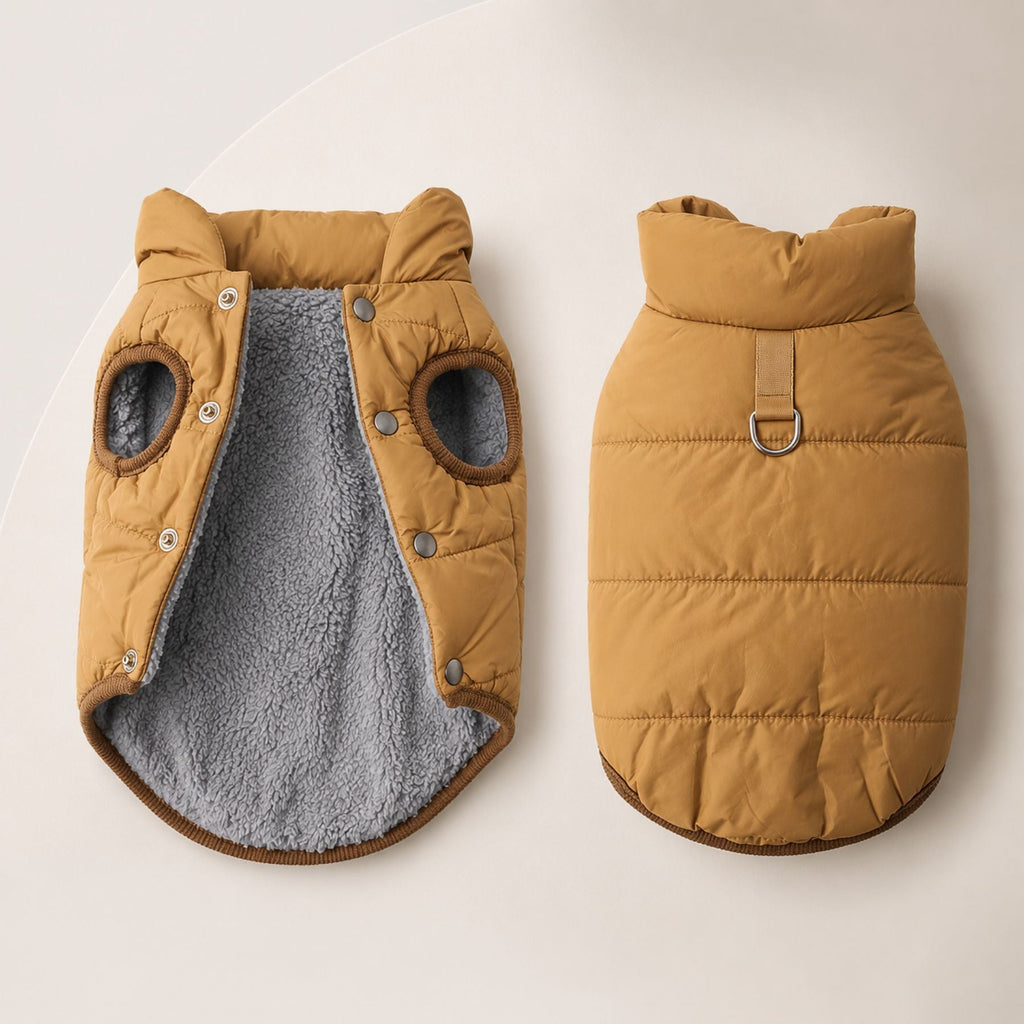Dog Winter Coat Fleece Lined Dog Jacket
