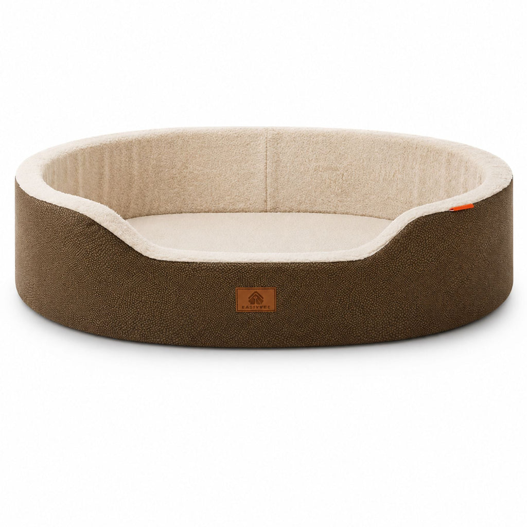 Large Raised Edge Orthopedic Dog Bed – Calming Sofa Pet Couch for Dogs