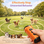 Rechargeable Ultrasonic Dog Training Device with LED Flashlight Tool