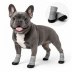 Reflective Anti-Slip Dog Shoes 4PCS – Adjustable Waterproof Paw Protector Boots for Small, Medium & Large Dogs, Non-Slip Outdoor Dog Booties for Walking, Hiking & Hot Pavement Protection