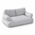 Removable Washable Pet Sofa Bed for Dogs & Cats – Soft Quilted Indoor Cushion Bed, Cozy Orthopedic Pet Couch with Non-Slip Bottom