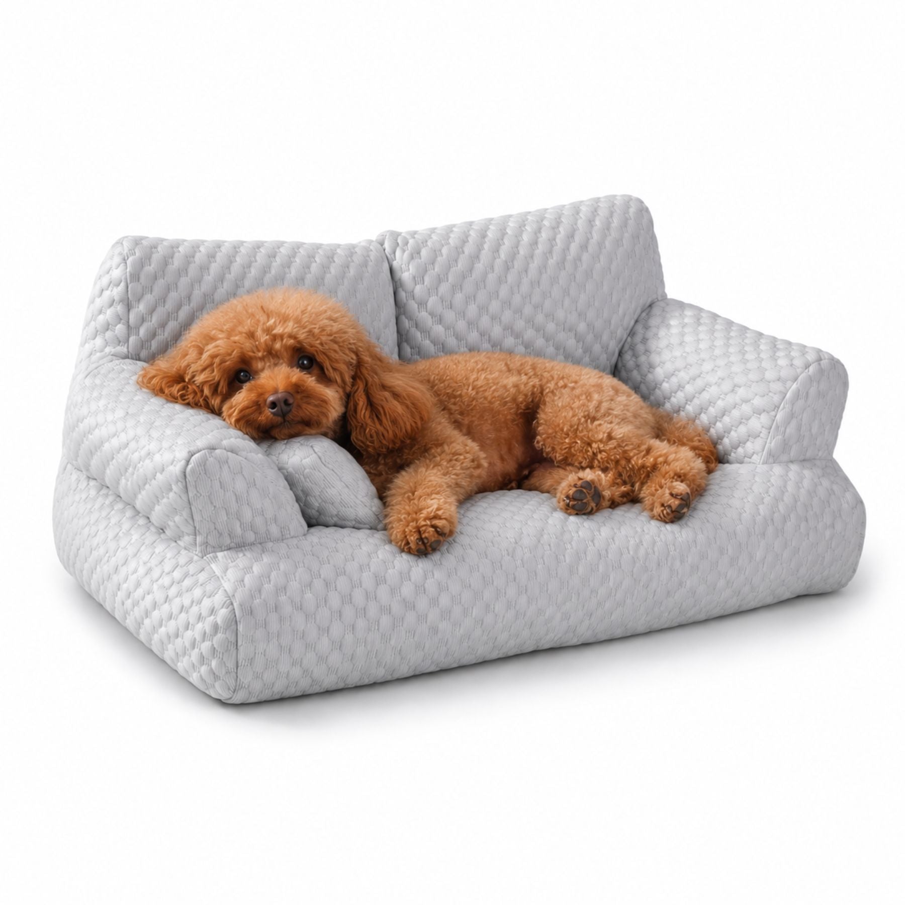 Removable Washable Pet Sofa Bed for Dogs & Cats – Soft Quilted Indoor Cushion Bed, Cozy Orthopedic Pet Couch with Non-Slip Bottom