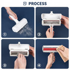 Pet Hair Remover Roller for Dogs & Cats, Self-Cleaning Fur Remover