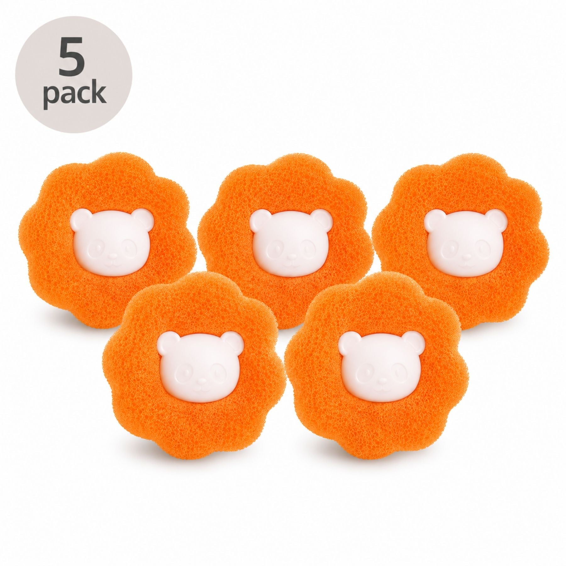Reusable Laundry Hair Remover Balls For Washing Machine Pet Hair Lint Catcher Filter Balls 5 Pack Pet Fur Remover Dryer Balls Clothes Cleaner Laundry Accessories