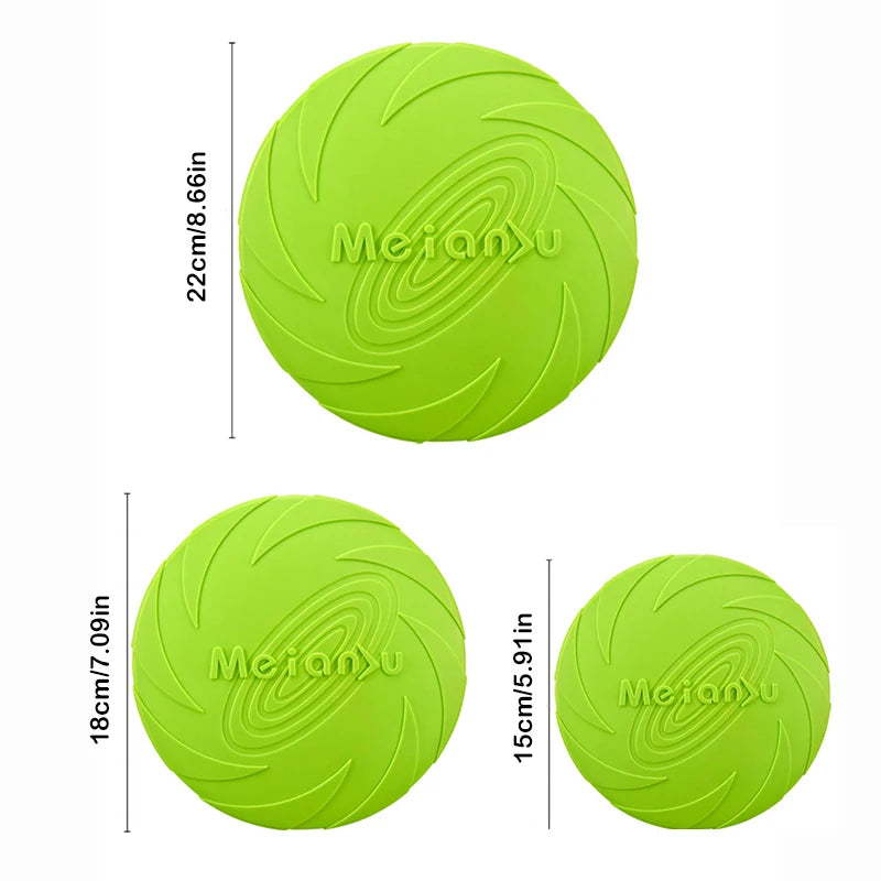 Flying Disc Dog Toy – Durable Interactive Fetch & Training Toy for Puppies and Dogs