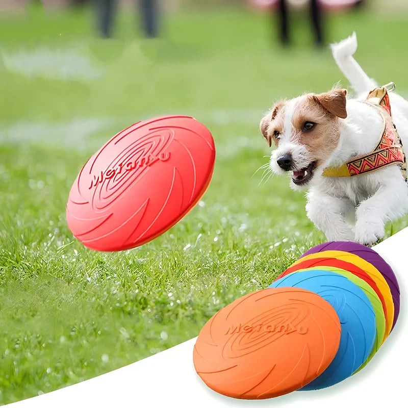 Flying Disc Dog Toy – Durable Interactive Fetch & Training Toy for Puppies and Dogs