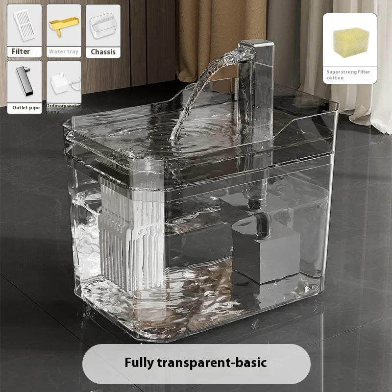 Automatic Pet Feeder & Water Fountain – Large Capacity Dog & Cat Food Storage Dispenser