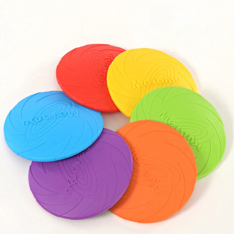 Flying Disc Dog Toy – Durable Interactive Fetch & Training Toy for Puppies and Dogs