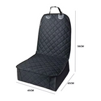 Waterproof Dog Car Seat Cover - Non-Slip Rear Seat Protector Mat