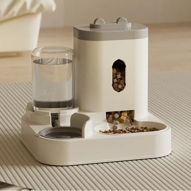 Automatic Pet Feeder & Water Fountain – Large Capacity Dog & Cat Food Storage Dispenser