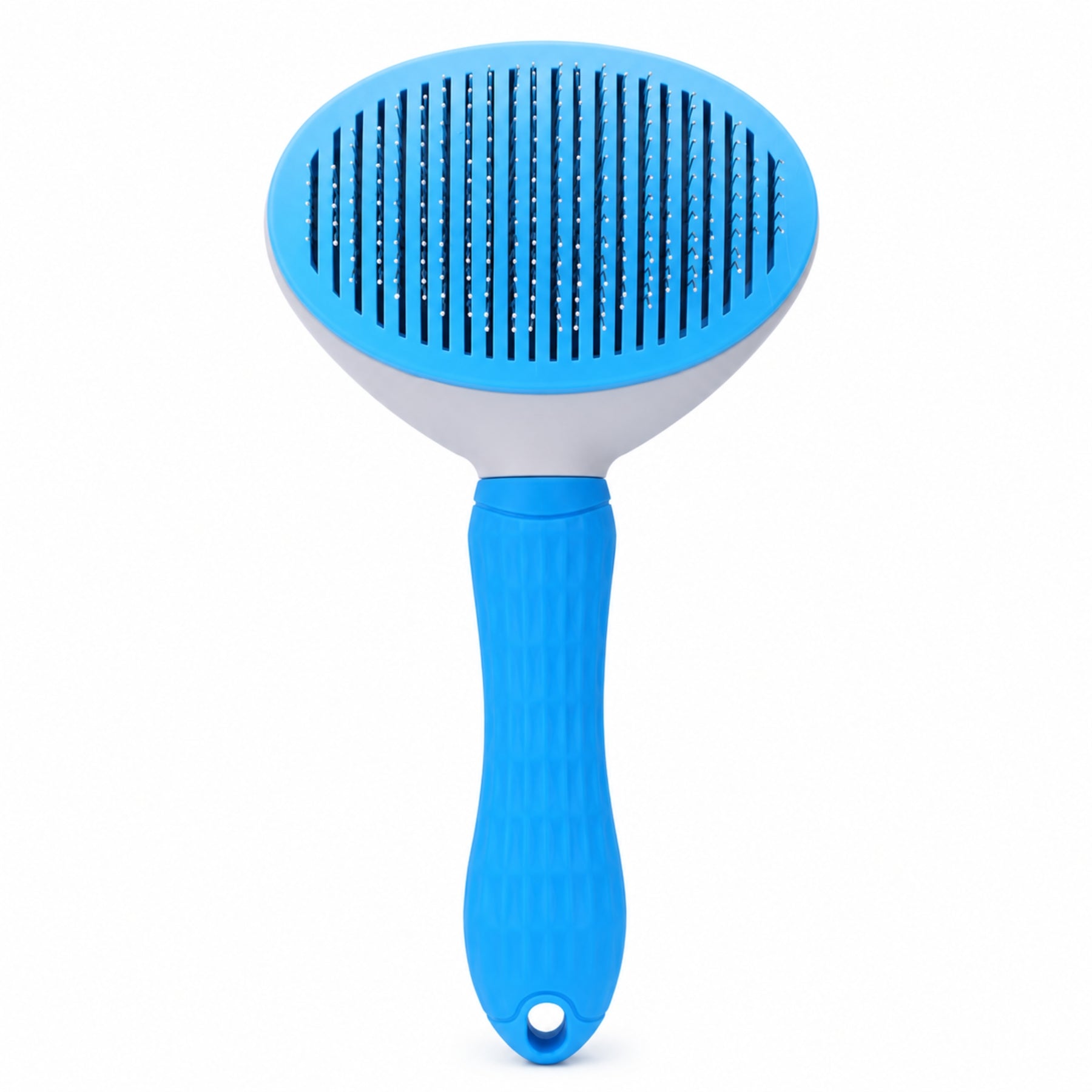 Self-Cleaning Pet Grooming Brush for Dogs & Cats – Durable Deshedding Brush with One-Click Hair Removal for Long & Short Hair Pets