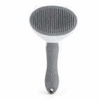 Self-Cleaning Pet Grooming Brush for Dogs & Cats – Durable Deshedding Brush with One-Click Hair Removal for Long & Short Hair Pets