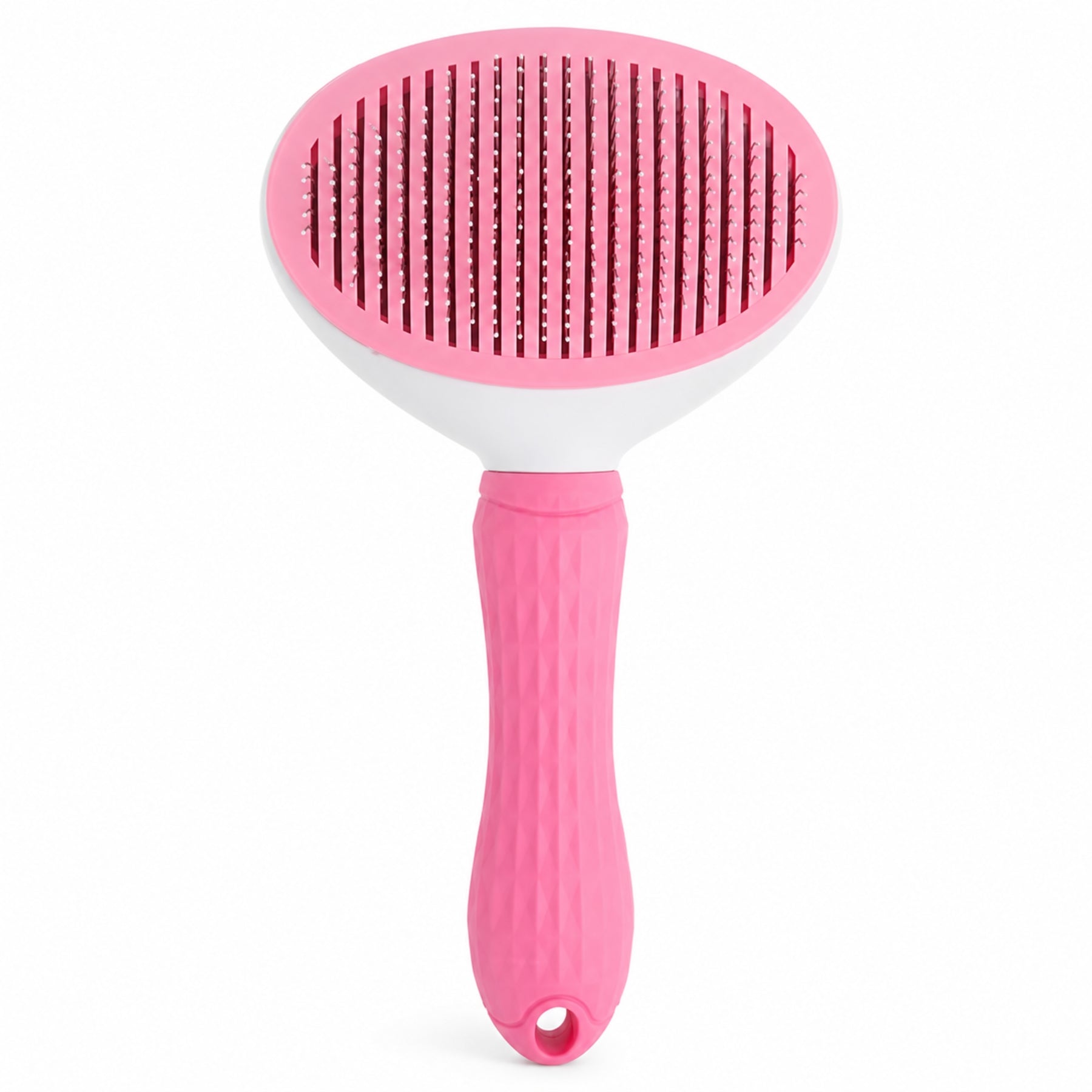 Self-Cleaning Pet Grooming Brush for Dogs & Cats – Durable Deshedding Brush with One-Click Hair Removal for Long & Short Hair Pets