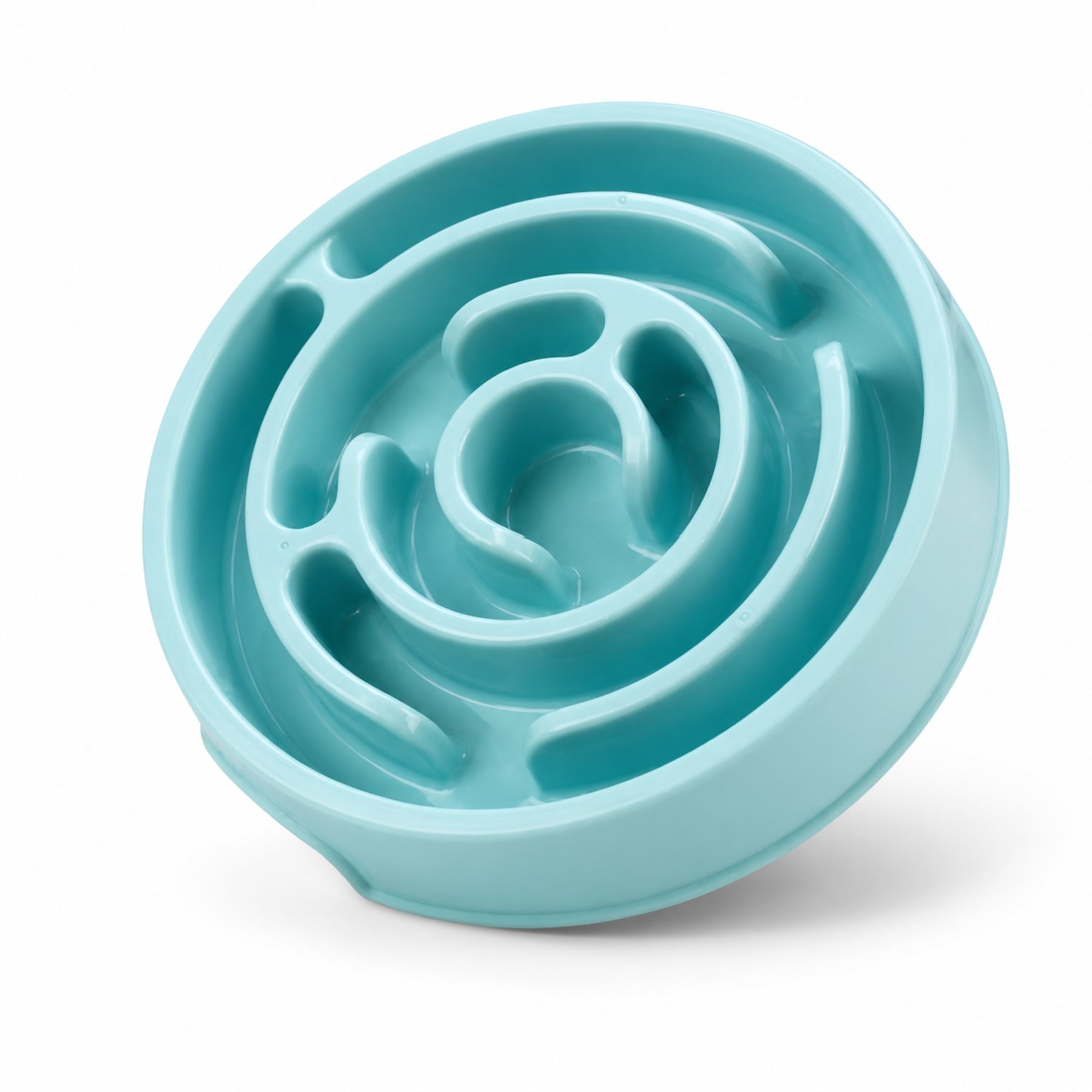 Slow Feeder Dog & Cat Bowl – Non-Slip Pet Feeding Bowl for Controlled Eating, Anti-Choke Puzzle Food Dish for Healthy Digestion