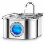 Automatic Stainless Steel Pet Water Fountain 3.2L 108oz for Dogs & Cats