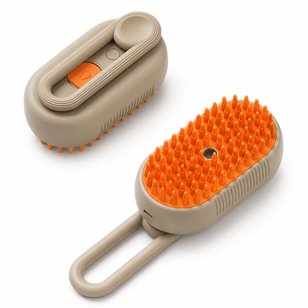 Steam Pet Grooming Brush for Dogs & Cats – Fur Remover & Deshedding