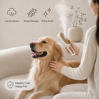 SteamGlow 3-in-1 Pet Grooming Brush – Electric Spray Massage & Steam Hair Removal for Dogs & Cats