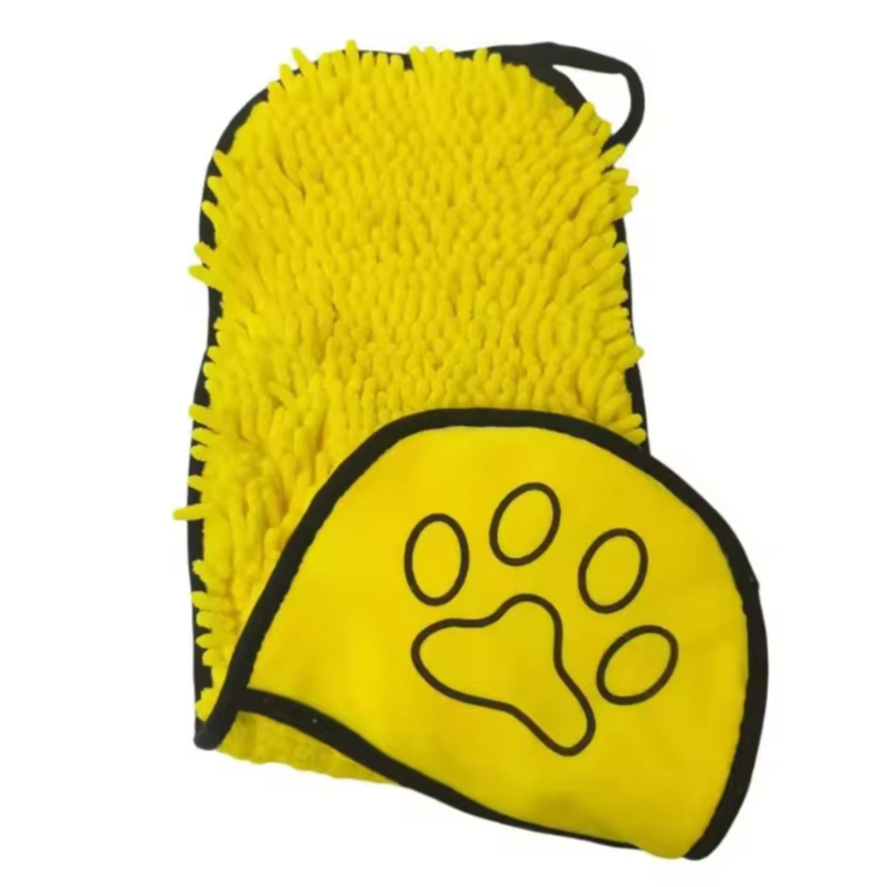 Super Absorbent Pet Drying Towel Glove Soft Chenille Dog Cat Bath Towel Quick Drying Microfiber Mitt Grooming Cleaning Pet Accessories Washable Fast Water Absorbing Mitt