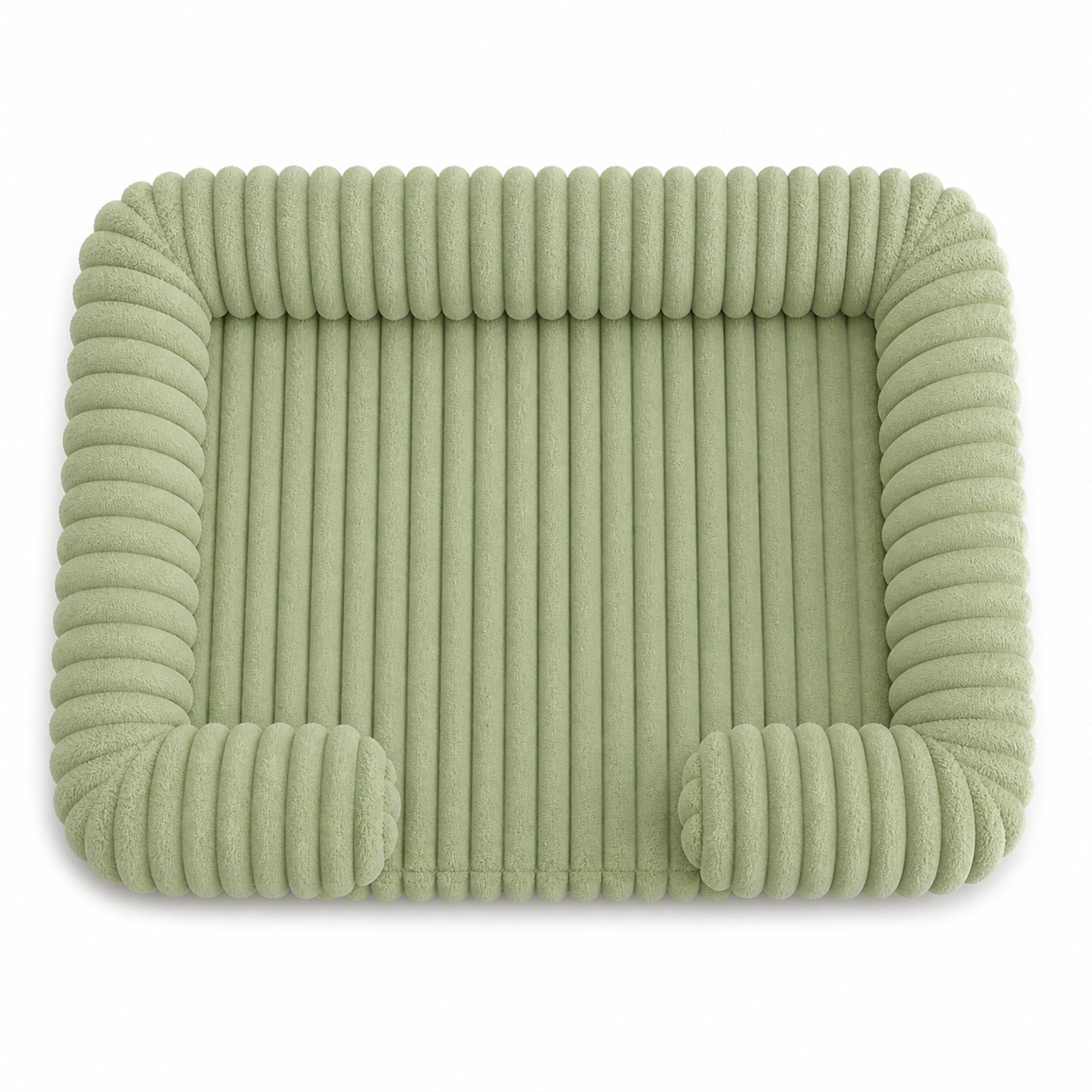 Supportive Memory Foam Dog Bed – Plush Calming Pet Sofa with Removable Washable Cover, Non-Slip Base Orthopedic Dog Bed for Small, Medium & Large Dogs