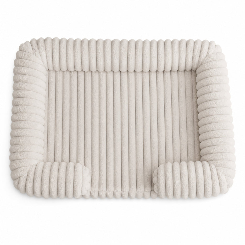 Supportive Memory Foam Dog Bed – Plush Calming Pet Sofa with Removable Washable Cover, Non-Slip Base Orthopedic Dog Bed for Small, Medium & Large Dogs