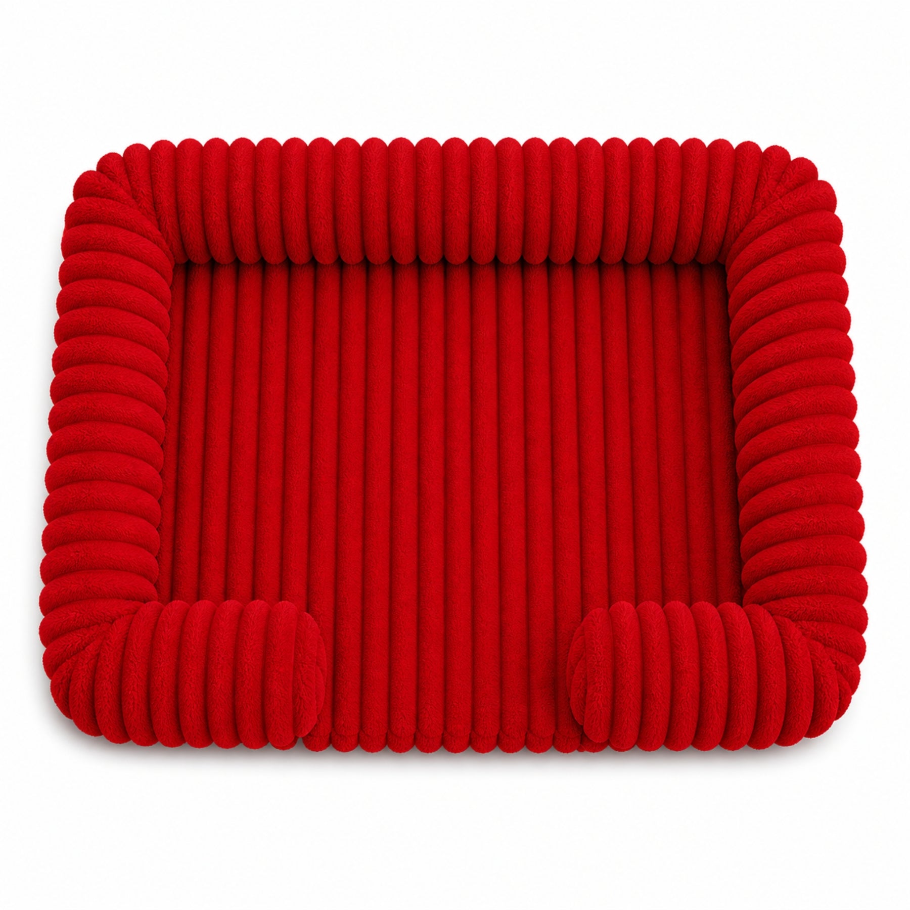 Supportive Memory Foam Dog Bed – Plush Calming Pet Sofa with Removable Washable Cover, Non-Slip Base Orthopedic Dog Bed for Small, Medium & Large Dogs