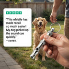Adjustable Dog Training Whistle – Ultrasonic & Puppy Training Tool