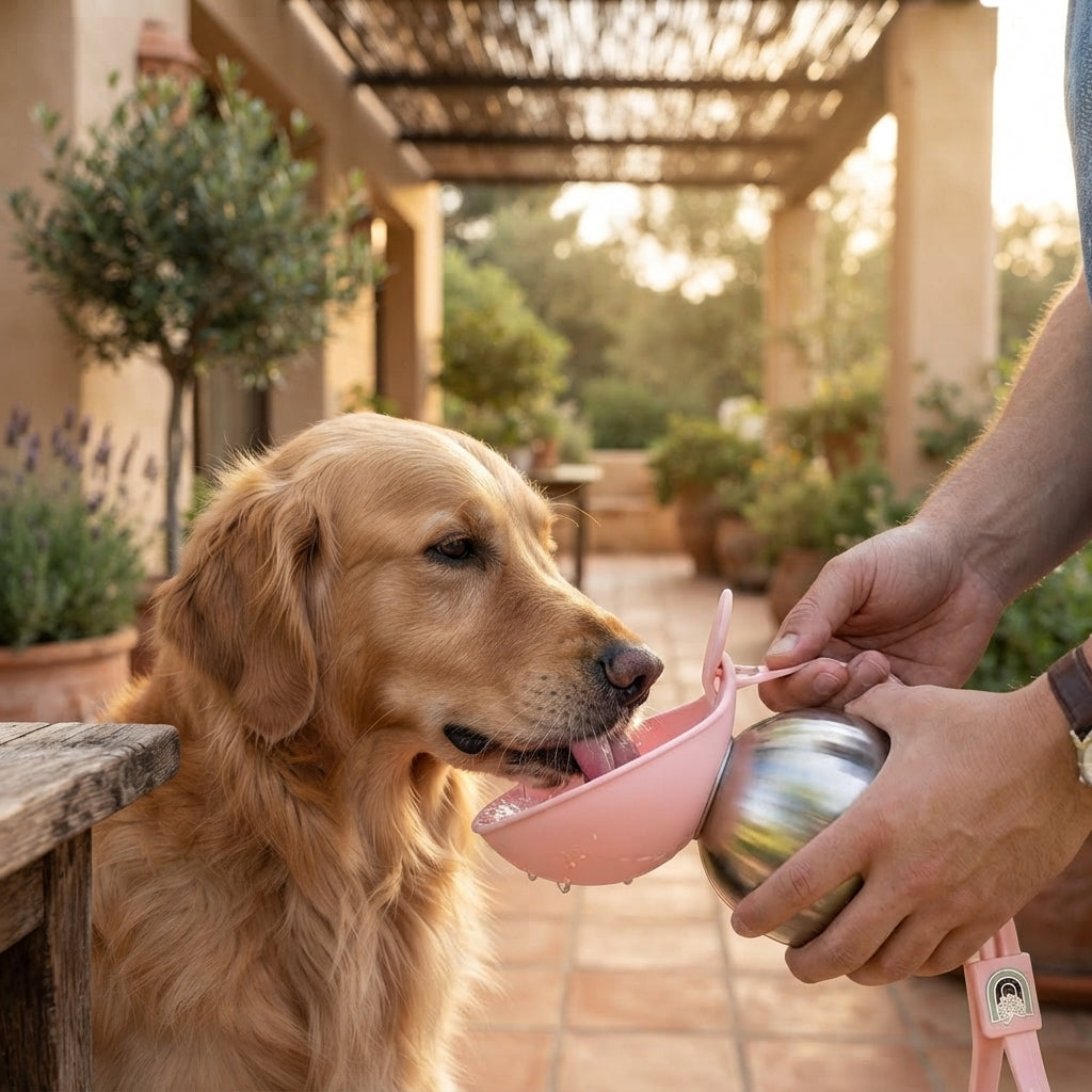 Portable Stainless Steel Dog Water Bottle
