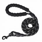 Reflective Dog Leash - Padded Handle - Heavy Duty Rope For Strong Dogs