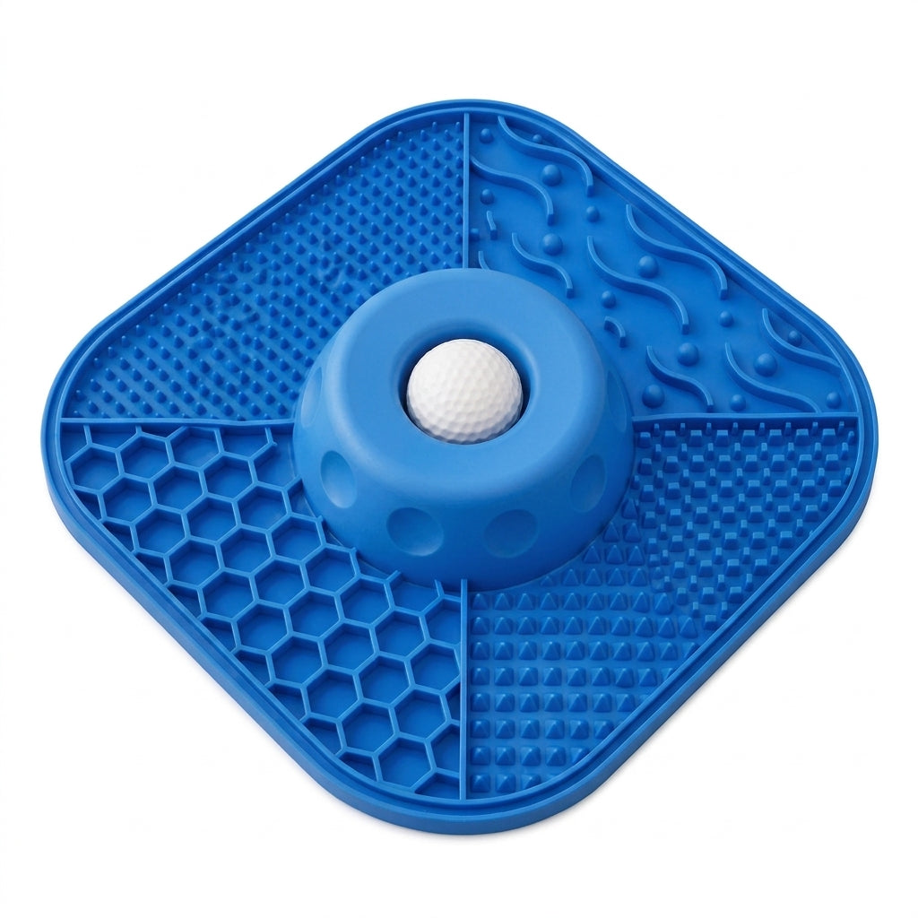 Slow Feeder Dog Bowl & Lick Mat - Anti Slip Interactive Feeding Bowl
