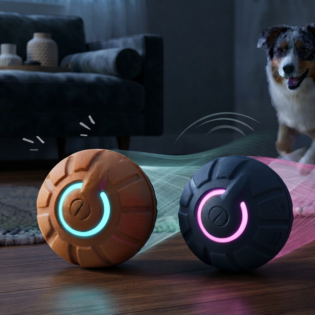 Interactive Dog Toy Ball-Automatic Moving Ball for Dogs & Cats