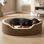Raised Edge Orthopedic Dog Bed – Calming Sofa Pet Couch for Dogs