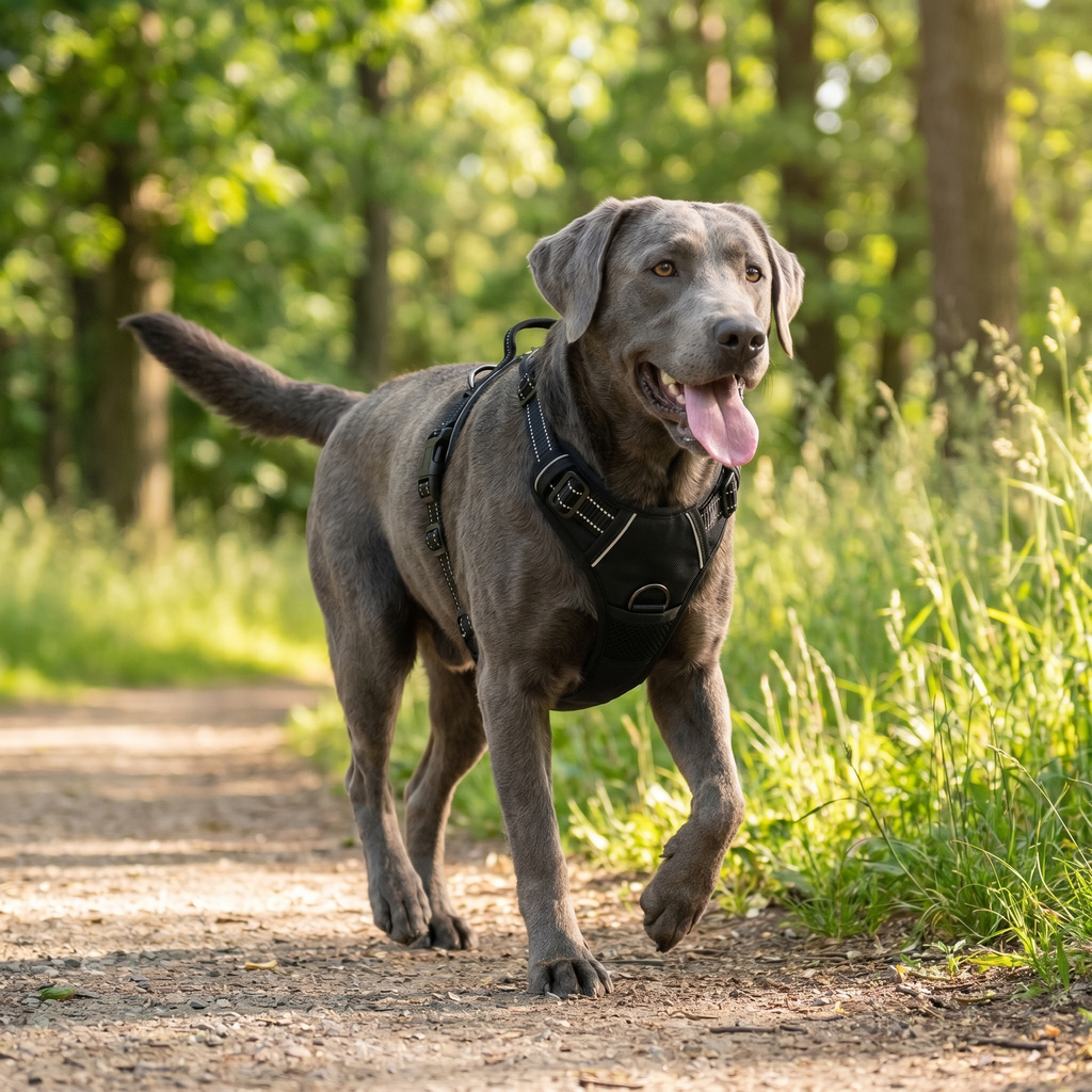 Reflective No-Pull Dog Harness with Front Clip & Control Handle