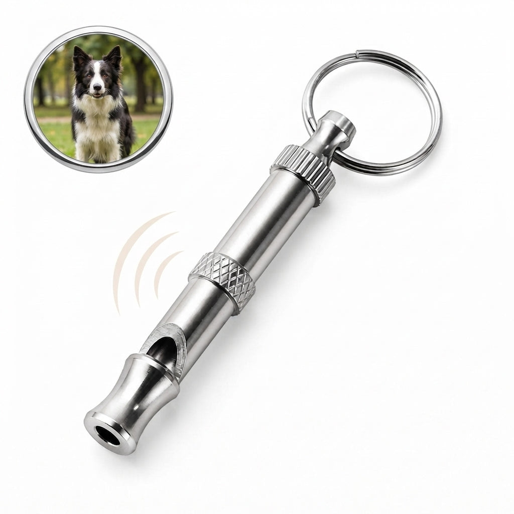 Adjustable Dog Training Whistle – Ultrasonic & Puppy Training Tool