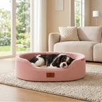 Raised Edge Orthopedic Dog Bed – Calming Sofa Pet Couch for Dogs