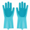 Pet Grooming Gloves for Dogs & Cats, Silicone Deshedding Bath Brush