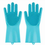 Pet Grooming Gloves for Dogs & Cats, Silicone Deshedding Bath Brush