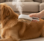3-in-1 Pet Grooming Brush – Electric Steam Brush for Shedding, Massage & Hair Removal for Dogs & Cats