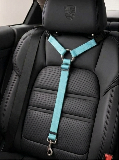Adjustable Dog Car Seat Belt Harness for Safe Travel