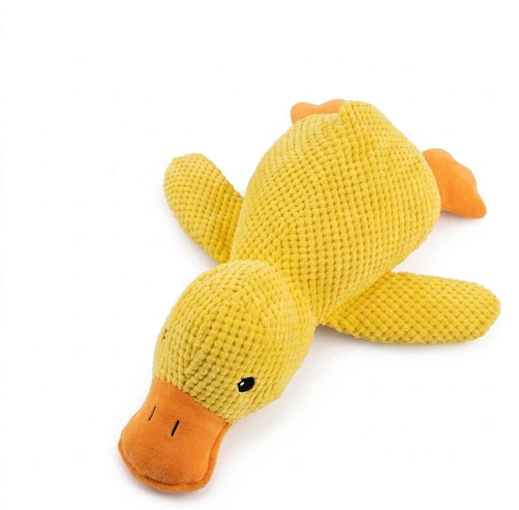 Duck Dog Toy Plush Squeaky Interactive Puppy Comfort Toy for Boredom