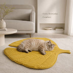 Leaf Pet Mat for Dogs & Cats - Quilted Washable Floor Bed Sofa Mat