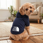 Dog Hoodie Sweater With Hood and Pocket - Soft Pet Clothes for Small Dogs