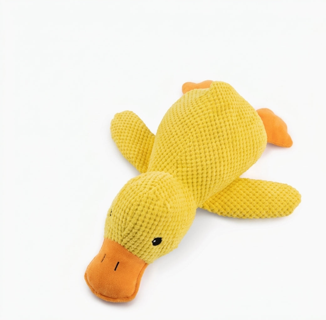 Duck Dog Toy Plush Squeaky Interactive Puppy Comfort Toy for Boredom