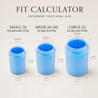 Portable Dog Paw Cleaner Cup – Silicone Paw Brush for Muddy Dog Paws