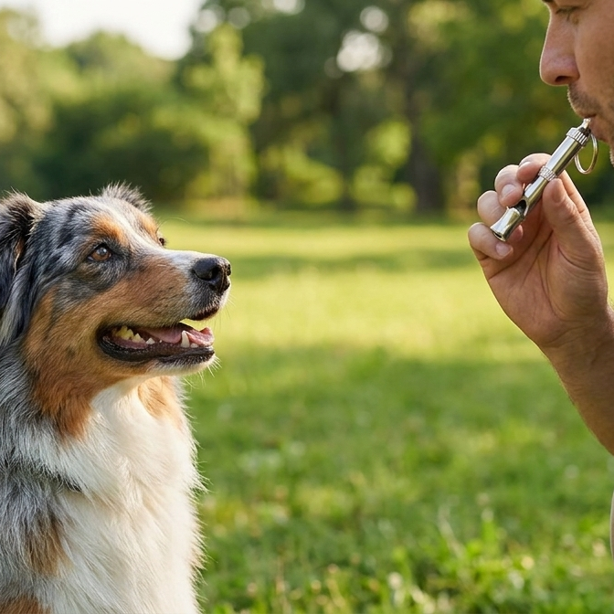 Adjustable Dog Training Whistle – Ultrasonic & Puppy Training Tool