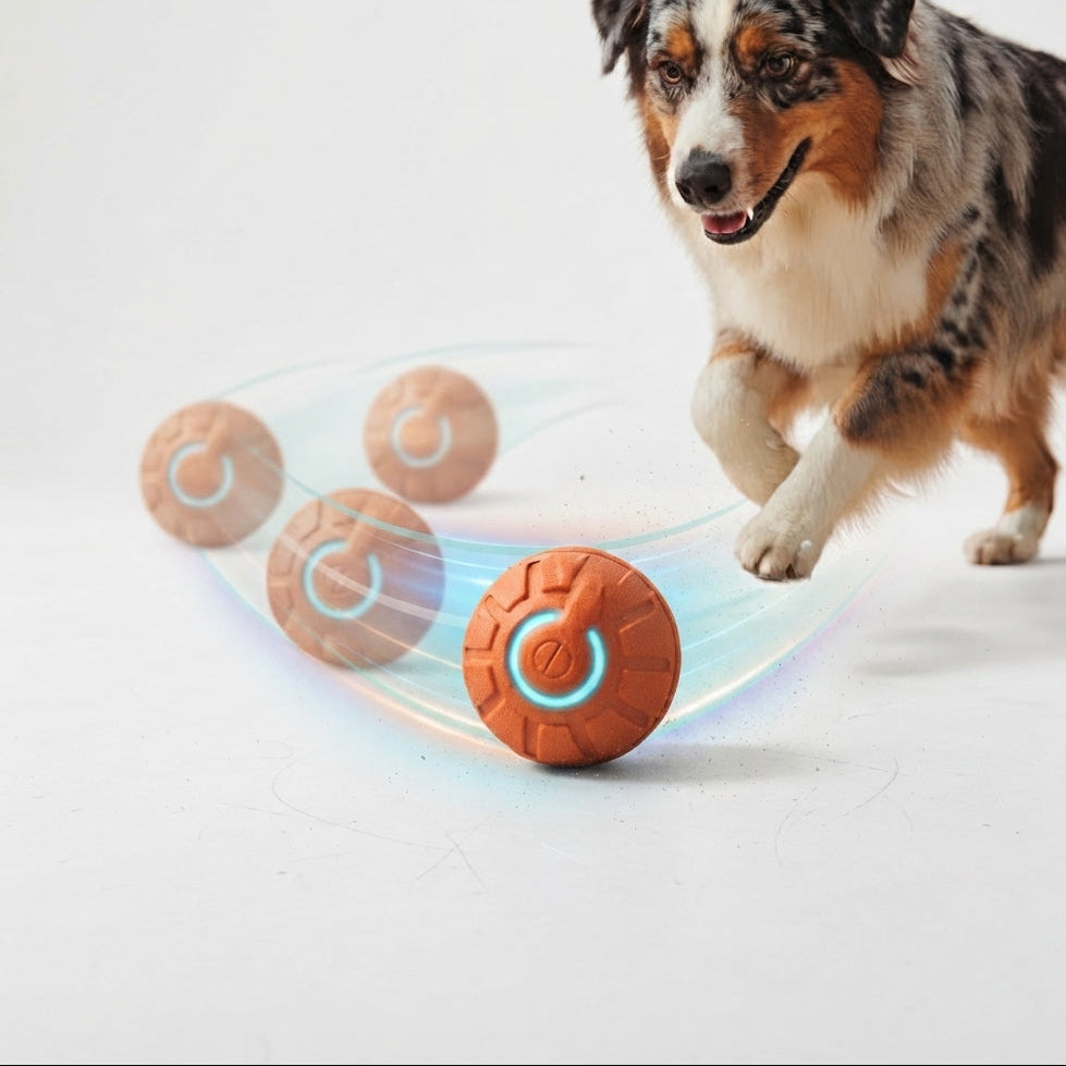 Interactive Dog Toy Ball-Automatic Moving Ball for Dogs & Cats